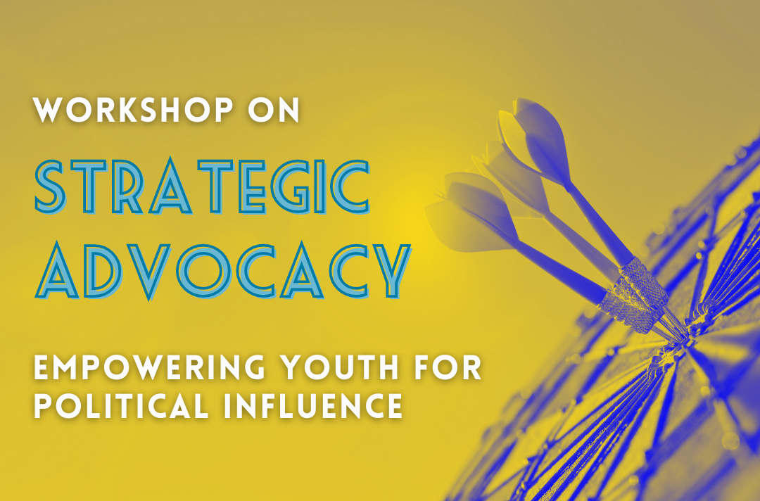 Banner del workshop on Strategic Advocacy