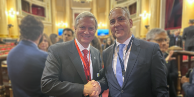 José Antonio Kast and Stephen Bartulica at the VI Transatlantic Summit, Madrid 2024